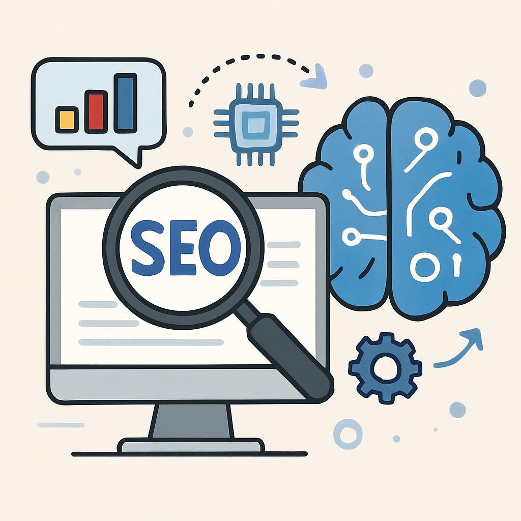 Over 90% of marketers believe AI will reshape how search engines interpret and rank online content!
📊 This image illustrates how SEO and AI concepts for ranking content in LLMs are changing the way digital marketers optimize pages for both humans and machines — blending creativity with data to stay visible in the age of generative search.